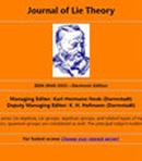 Journal Of Lie Theory投稿