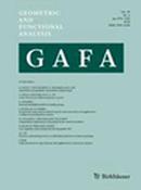 Geometric And Functional Analysis投稿