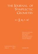 Journal Of Symplectic Geometry投稿