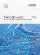 Proceedings Of The Estonian Academy Of Sciences投稿